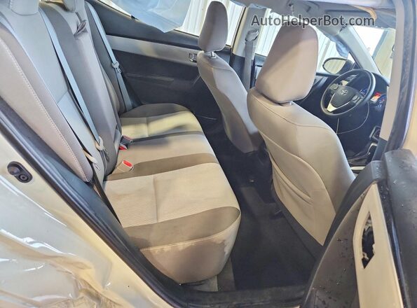 2T1BURHE6KC215649 2019 TOYOTA COROLLA White Widok tylnych siedzeń