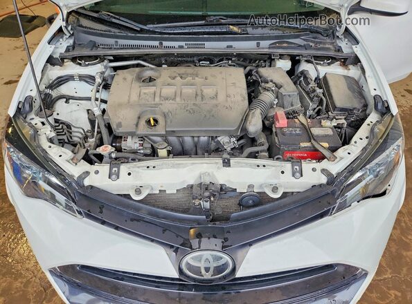 2T1BURHE6KC215649 2019 TOYOTA COROLLA White Widok wnętrza z tyłu