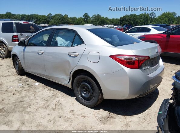 2T1BURHE6KC243421 2019 TOYOTA COROLLA Silver უკანა მარცხენა