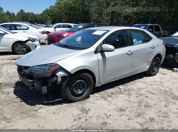2T1BURHE6KC243421 2019 TOYOTA COROLLA Silver წინა მარცხენა ხედი სამი მეოთხედიდან