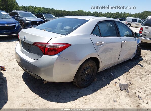 2T1BURHE6KC243421 2019 TOYOTA COROLLA Silver უკანა მარჯვენა