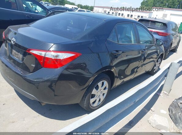 2T1BURHE7GC572801 2016 TOYOTA COROLLA Черный Задняя правая четверть