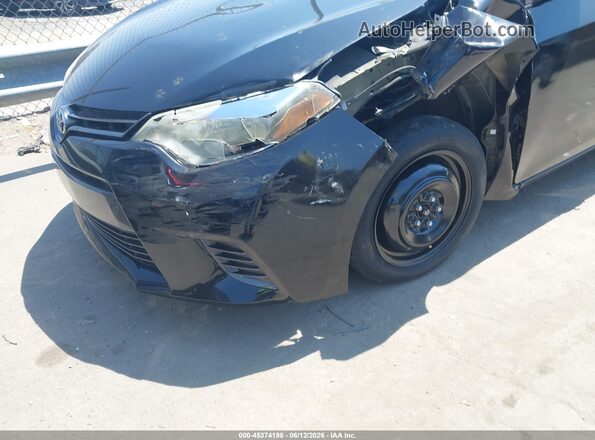 2T1BURHE7GC572801 2016 TOYOTA COROLLA Черный Вид спереди