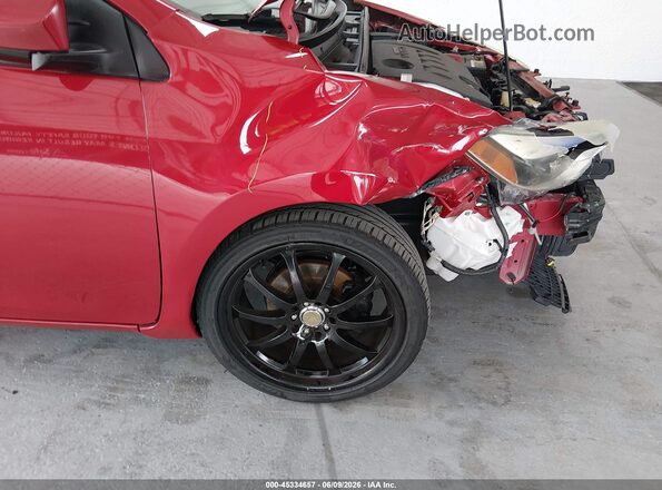 2T1BURHE7GC631961 2016 TOYOTA COROLLA Red Вид спереду