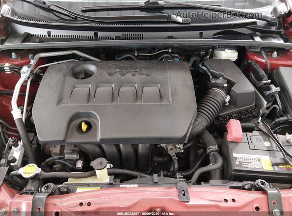2T1BURHE7GC631961 2016 TOYOTA COROLLA Red Вид ззаду