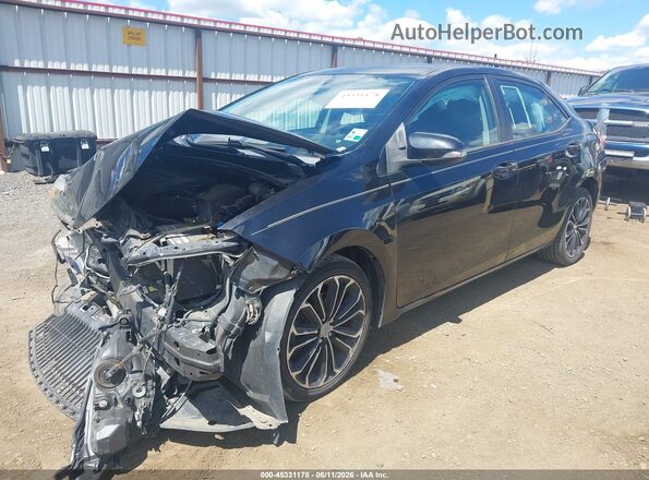 2T1BURHE7GC688662 2016 TOYOTA COROLLA Black წინა მარცხენა ხედი სამი მეოთხედიდან
