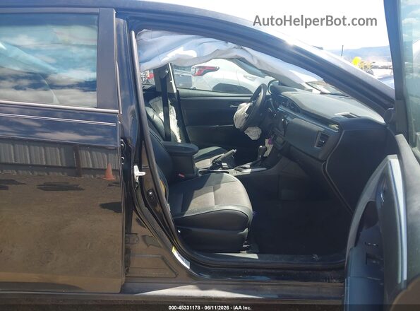 2T1BURHE7GC688662 2016 TOYOTA COROLLA Black წინა სალონის ხედი