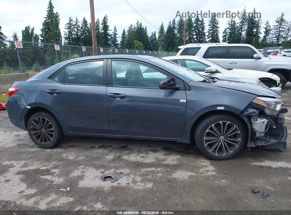 2T1BURHE7GC735897 2016 TOYOTA COROLLA Gray Вид задньої частини салону