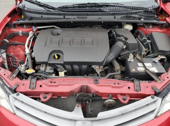 2T1BURHE7GC742140 2016 TOYOTA COROLLA Red Widok wnętrza z tyłu