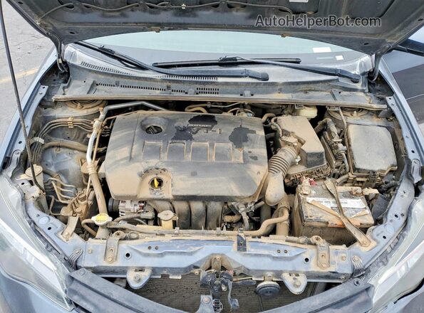 2T1BURHE7HC749283 2017 TOYOTA COROLLA Угольный Вид задней части салона