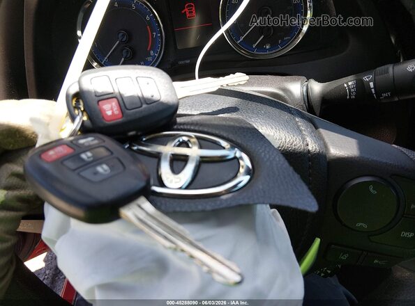 2T1BURHE7HC751342 2017 TOYOTA COROLLA Red Dashboard view