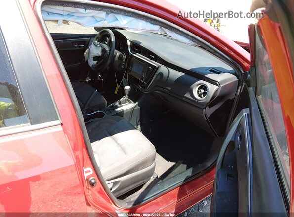 2T1BURHE7HC751342 2017 TOYOTA COROLLA Red Front interior view