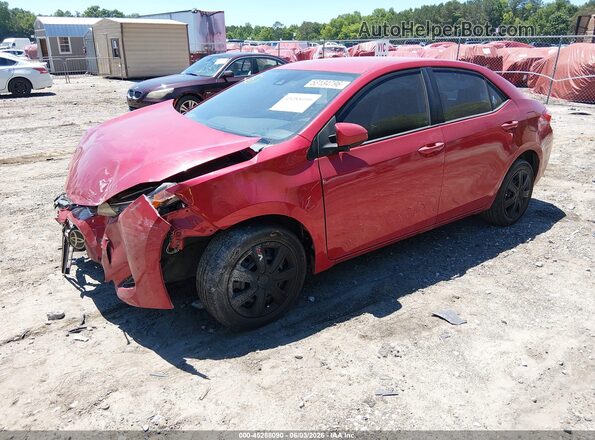 2T1BURHE7HC751342 2017 TOYOTA COROLLA Red Front left