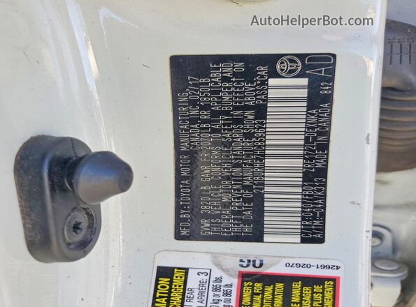 2T1BURHE7HC859623 2017 TOYOTA COROLLA White Engine compartment view