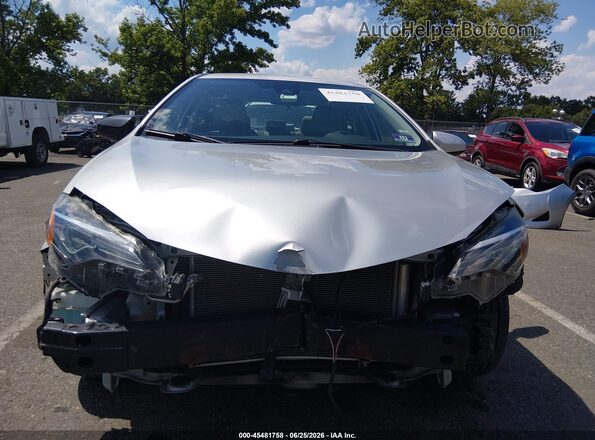 2T1BURHE7HC868306 2017 TOYOTA COROLLA Silver Դիմացի տեսք