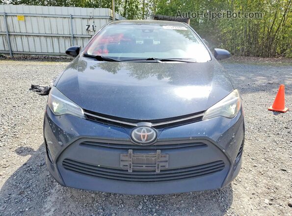 2T1BURHE7JC031819 2018 TOYOTA COROLLA Blue Front view