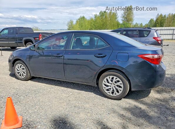 2T1BURHE7JC031819 2018 TOYOTA COROLLA Blue Rear left