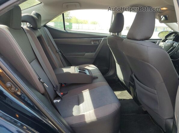 2T1BURHE7JC031819 2018 TOYOTA COROLLA Blue Rear seats view