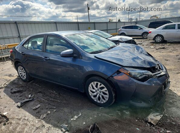 2T1BURHE7JC041461 2018 TOYOTA COROLLA Blue Передня права чверть