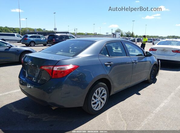2T1BURHE7JC989522 2018 TOYOTA COROLLA Gray Задня права чверть
