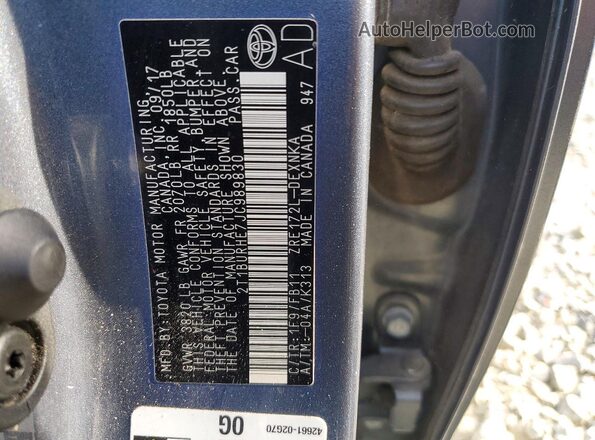 2T1BURHE7JC989830 2018 TOYOTA COROLLA Blue 