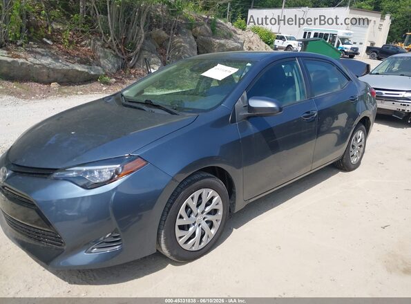 2T1BURHE7KC193791 2019 TOYOTA COROLLA Gray Przód lewy