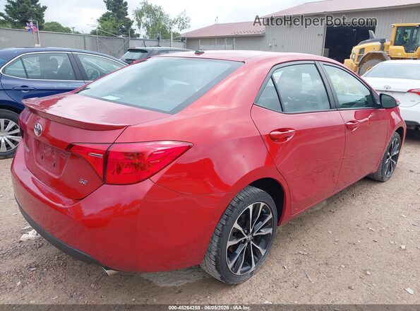 2T1BURHE7KC203655 2019 TOYOTA COROLLA Red Trasero derecho