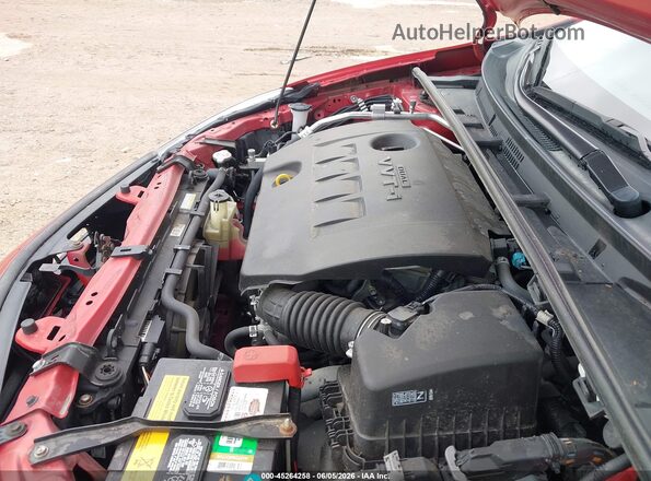 2T1BURHE7KC203655 2019 TOYOTA COROLLA Red Vista trasera