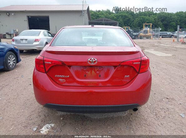 2T1BURHE7KC203655 2019 TOYOTA COROLLA Red 