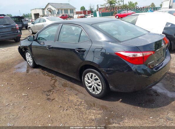 2T1BURHE7KC203915 2019 TOYOTA COROLLA Black Rear left