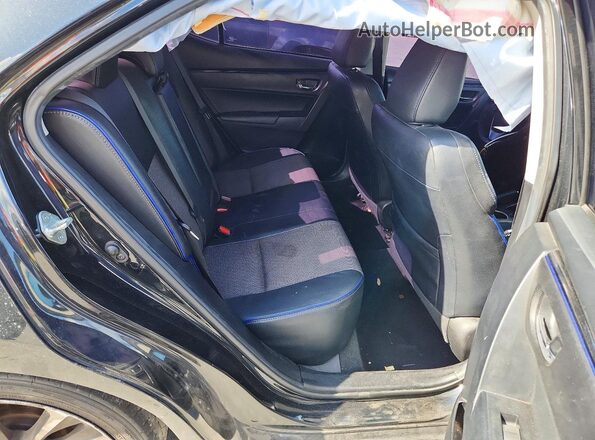 2T1BURHE7KC205177 2019 TOYOTA COROLLA Black Rear seats view