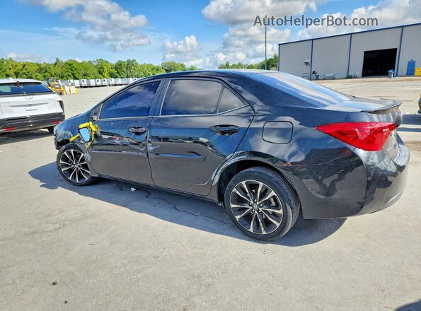 2T1BURHE7KC205177 2019 TOYOTA COROLLA Black Rear left