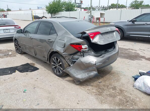 2T1BURHE7KC208032 2019 TOYOTA COROLLA Gray Հետևի ձախ