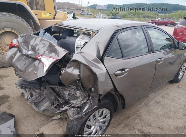 2T1BURHE7KC234985 2019 TOYOTA COROLLA Brown Tył prawy