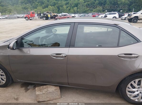 2T1BURHE7KC234985 2019 TOYOTA COROLLA Brown 