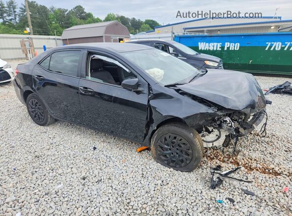 2T1BURHE7KC239636 2019 TOYOTA COROLLA Черный Передняя правая четверть