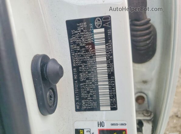 2T1BURHE8GC486753 2016 TOYOTA COROLLA White 