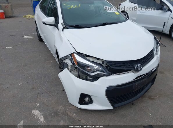 2T1BURHE8GC493623 2016 TOYOTA COROLLA White წინა ხედი
