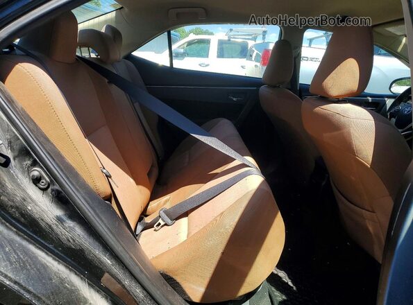 2T1BURHE8GC514146 2016 TOYOTA COROLLA Black Вид задніх сидінь