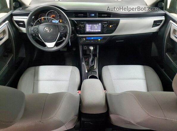 2T1BURHE8GC531772 2016 TOYOTA COROLLA Синий Вид панели приборов