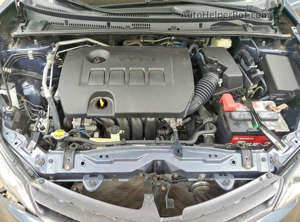 2T1BURHE8GC531772 2016 TOYOTA COROLLA Синий Вид задней части салона