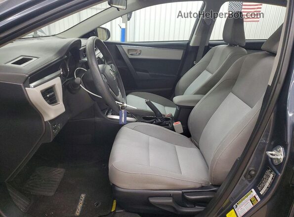 2T1BURHE8GC531772 2016 TOYOTA COROLLA Синий Вид салона спереди