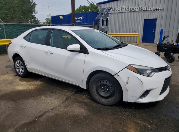 2T1BURHE8GC548930 2016 TOYOTA COROLLA Белый 