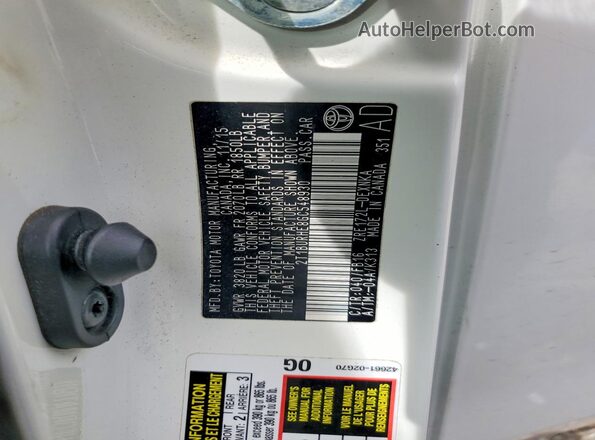 2T1BURHE8GC548930 2016 TOYOTA COROLLA Белый 