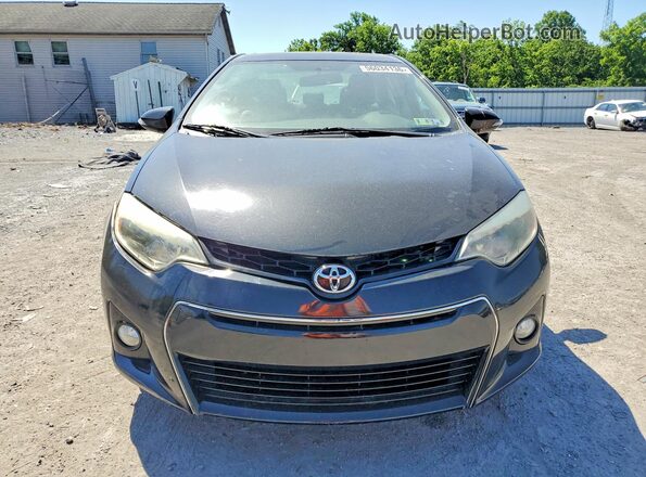 2T1BURHE8GC555604 2016 TOYOTA COROLLA Black Դիմացի տեսք