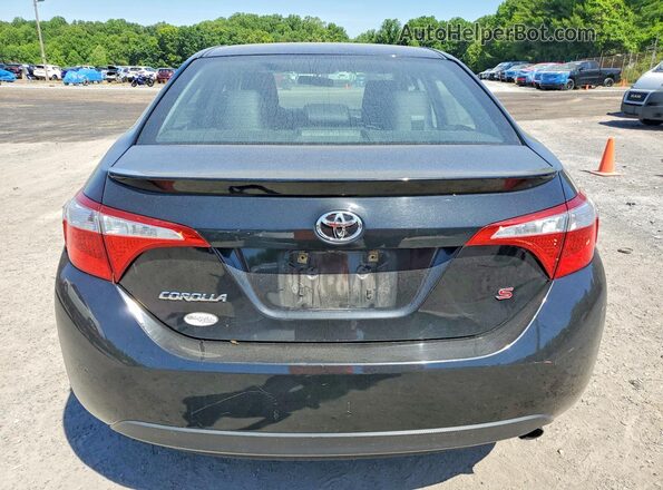2T1BURHE8GC555604 2016 TOYOTA COROLLA Black Հետևի տեսք