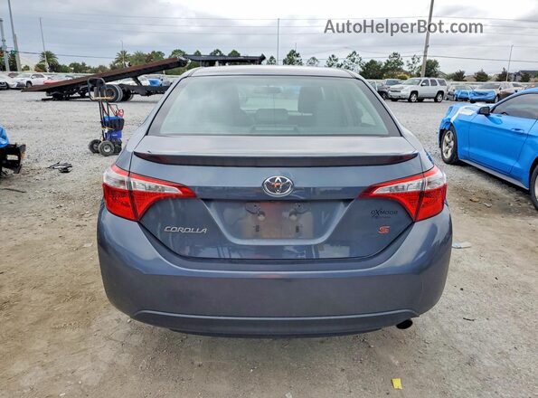 2T1BURHE8GC579403 2016 TOYOTA COROLLA Gray Rear view