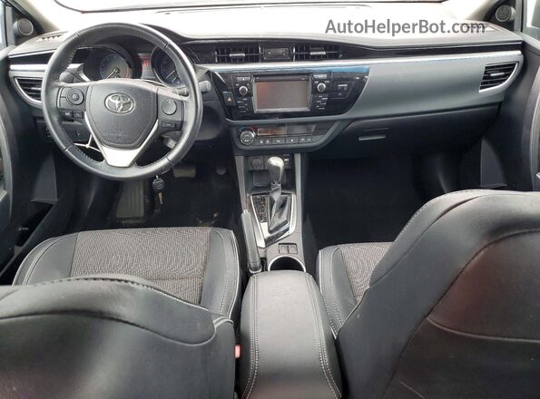 2T1BURHE8GC579403 2016 TOYOTA COROLLA Gray Dashboard view