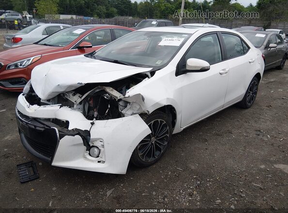 2T1BURHE8GC615042 2016 TOYOTA COROLLA White Przód lewy