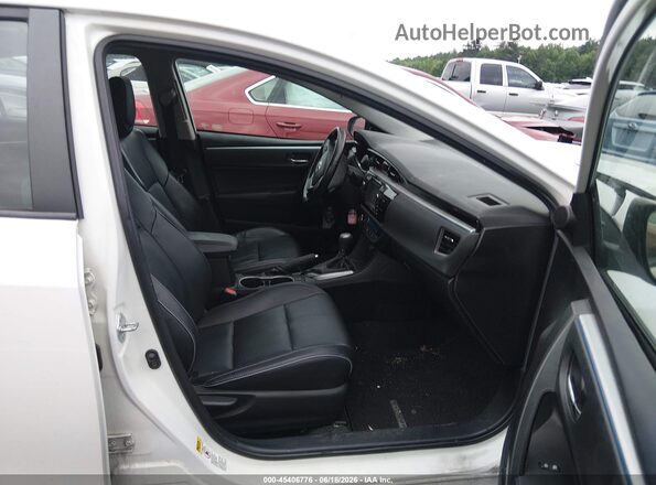 2T1BURHE8GC615042 2016 TOYOTA COROLLA White Widok wnętrza z przodu
